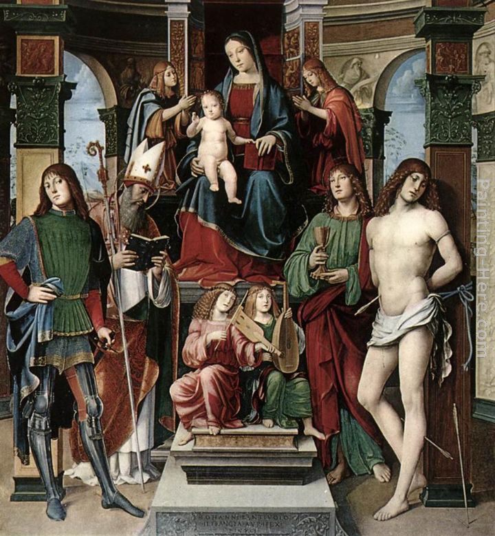 Francesco Francia Madonna and Saints